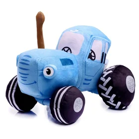 Мягкая музыкальная игрушка Синий трактор, 20 см