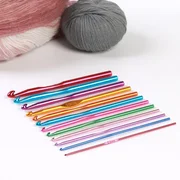 купить Набор крючков для вязания, d 2-8 мм, 14,5 см, 12 шт, цвет разноцветный