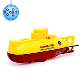 Подводная лодка радиоуправляемая Гроза морей, свет, цвет жёлтый