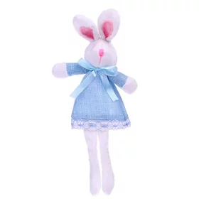 Мягкая игрушка Зайка в платье, 21 см, цвет, виды МИКС