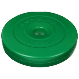 Диск гантельный 2,5 кг, d30 мм, цвет зелёный