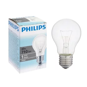 Лампа накаливания Philips Stan A55 CL 1CT6х10F, E27, 60 Вт, 230 В
