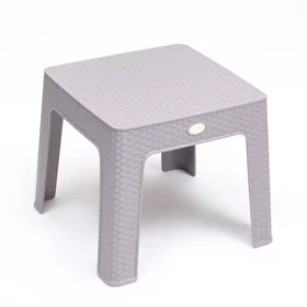 Кофейный столик Ротанг 44 х 44 х 41 см, серый