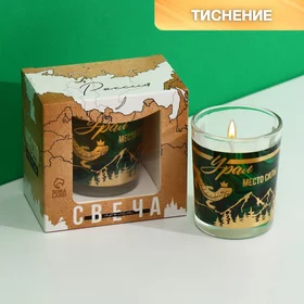 Свеча в стакане Урал, 5 х 6 см