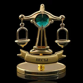 Сувенир знак зодиака Весы, 72,39 см, с кристаллом