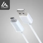 купить Кабель LuazON, microUSB - USB, 1 А, 0.8 м, белый