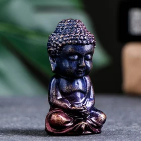 Фигура Будда синий космос, 7см