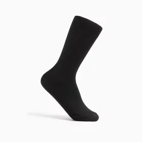 Носки мужские, цвет чёрный, размер 31