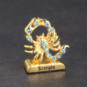 Сувенир знак зодиака Скорпион, с кристаллами