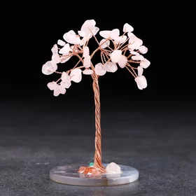 Сувенир Персиковое дерево, натуральный камень, 10 см