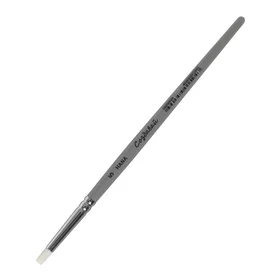 Кисть-стек Силикон плоская, HANA Создавай 5 длина выставки 8 мм, короткая ручка матовая
