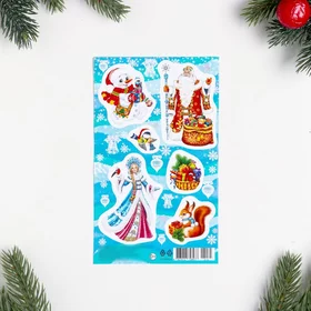 Декоративные наклейки Дед Мороз - 1 10х16 см