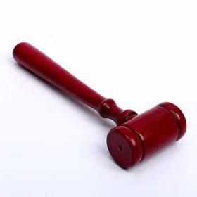 Деревянный детский молоточек Красный молот 11 3,5 1,4 см