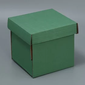 Складная коробка Оливковая, 16.6 х 15.5 х 15.3 см