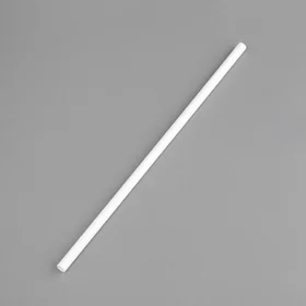 Трубочка бумажная Белая диаметр 6 мм