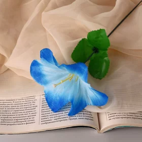Цветы искусственные Гиппеаструм d12 см, h23 см, голубой