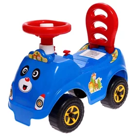 Машина-каталка Cool Riders Сафари, с клаксоном, цвет синий