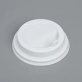 Крышка одноразовая для стакана Белая диаметр 80 мм