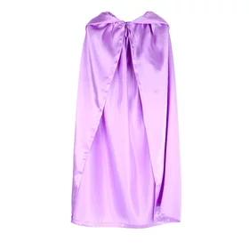Карнавальный плащ детский,атлас,цвет фиолетовый длина 100см