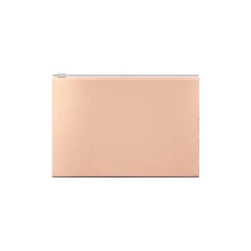 Папка-конверт на ZIP-молнии В5 288 х 198 мм, 180 мкм, ErichKrause Matt Powder, непрозрачный, тиснение, розовый