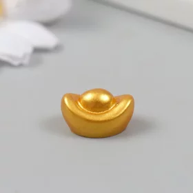 Сувенир полистоун Слиток золота 1,9х1,3 см
