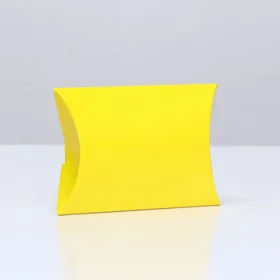 Коробка складная, подушка, жёлтая, 15 х 11 х 3 см,