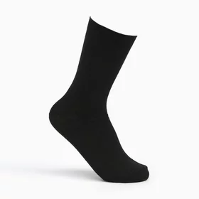 Носки мужские, цвет чёрный, размер 31