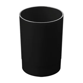 Подставка-стакан для пишущих принадлежностей Стамм Лидер, круглая, черная
