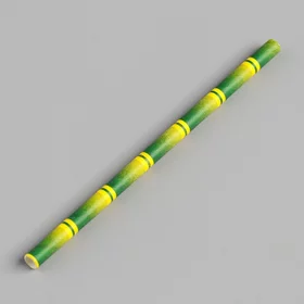 Трубочки бумажные Бамбук 14 см, диаметр 6 мм