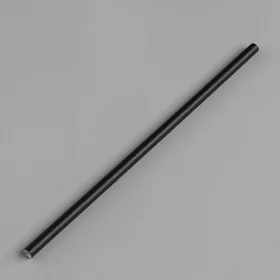 Трубочки бумажные Шварц черный, 19,5 см, диаметр 6 мм