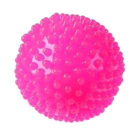 Мяч световой Колючка с пищалкой, цвета МИКС