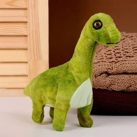 Мягкая музыкальная игрушка Динозаврик, 20 см, цвет зелёный
