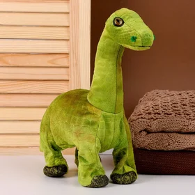 Мягкая музыкальная игрушка Динозаврик, 31 см, цвет зелёный