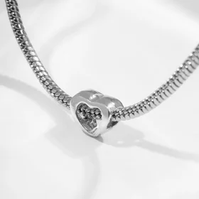 Талисман Сердце миниатюрное, цвет серебро