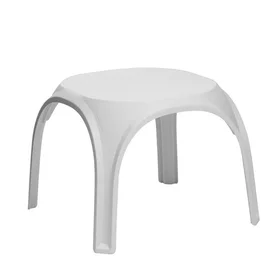Стол для шезлонга ПластМебель белый, 62 х 62 х 49 см