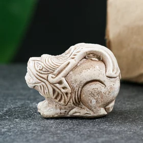 Фигура Собачка Фу Тяньгоу слоновая кость, 3х3х3см