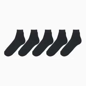 Носки женские, цвет чёрный, размер 23