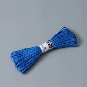 Шнур бытовой Помощница, d4 мм, 20 м, цвет синий