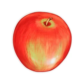 Плакат вырубной Красное яблоко 10х9 см