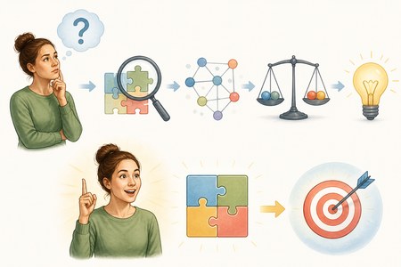 Explain-then-answer