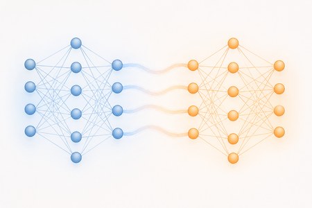 Soft parameter sharing