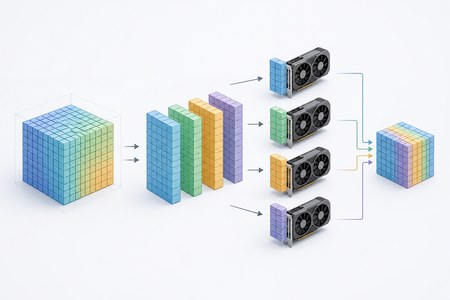 Tensor parallel inference