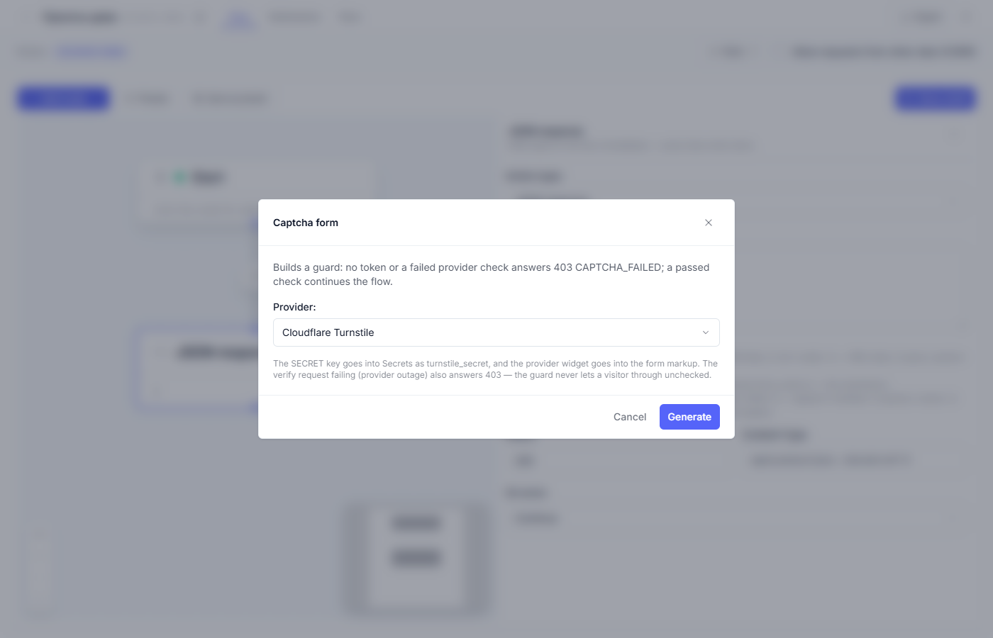 https://storage.clo.ru/s3-user-4d1aa4-default-bucket/tenants/cf6efe09-d85e-4cbf-83a0-5e7339d15e68/media/2026/09/e27ce706-66b0-4ce7-907f-3772133d2ef9.png Choosing the captcha provider in the preset window