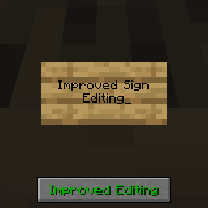 Improved Signs (1.21.11, 1.21.9, 1.21.10, 1.21.6, 1.16.5) — Скачать мо