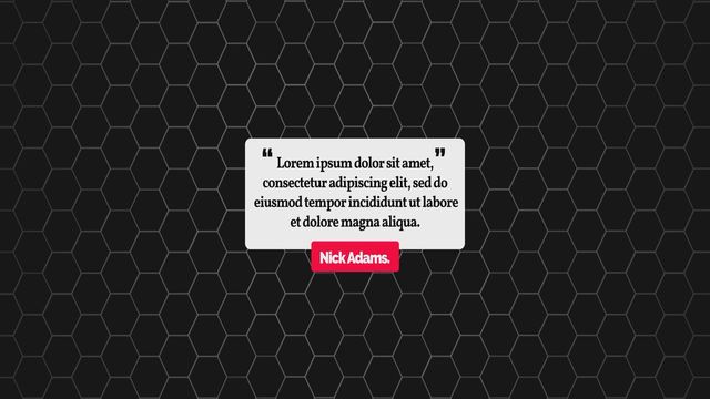 Minimal Quote - Free After Effects Templates