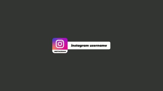 Social Media Instagram Lower Third - Free Final Cut Pro Templates