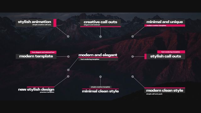 Creative Call Outs - DaVinci Resolve Templates